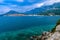 Sutomore, Montenegro, coast and beach of the Adriatic Sea, resort, Balkan