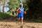 Sutton, Suffolk, UK December 15 2019: A adults over 18 cross country running race through a muddy countryside course