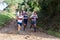 Sutton, Suffolk, UK December 15 2019: A adults over 18 cross country running race through a muddy countryside course