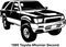 Suv Car - 4x4, off-road pickup truck vector