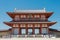 The Suzaku Gate at Nara Palace Site Heijo-kyo in Nara, Japan. It is part of UNESCO World Heritage