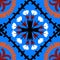 Suzani pattern with Uzbek and Kazakh motifs