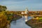 Suzdal, Ilinsky church in autumn day.