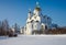 SUZDAL, RUSSIA - February, 2015: Winter view of the old church in Suzdal. Convent of the Intercession