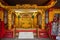 Suzhou Dingyuan Park folk custom dragon bed props emperor