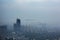 Suzhou skyline, aerial view