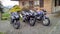 Suzuki GS 500 and Honda CBR 600 Suzuki GSX-R 600 threemotorcycles