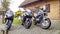 Suzuki GS 500 and Honda CBR 600 Suzuki GSX-R 600 threemotorcycles