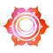 Svadhisthana chakra with outer space