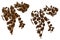 Svalbard - map of coffee bean