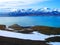 Svalbard. view from Mount Olaf. Norway. A tourist route