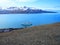 Svalbard. view from Mount Olaf. Norway. A tourist route