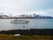 Svalbard. view from Mount Olaf. Norway. A tourist route