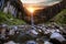 Svartifoss waterfall with basalt pillars, Iceland