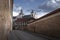 Svento Ignoto Street and the dome of the Church of the Holy Spirit of Vilnius