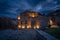 Sveta Sofija old church in Ohrid at night