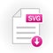 SVG icon isolated. File format. Vector