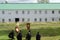 Svirsky. Leningradsky region.Russia.12.09.2018.Religious procession in the Alexander-Svirsky monastery in memory of the death of S