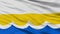 Svobodny City Flag, Russia, Amur Oblast, Closeup View