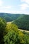 Swabian Alb landscapes, view from Bad Urach castle, Germany