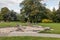 Swadlincote Park Derbyshire water and stone feature.