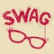 Swag glasses typography