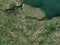 Swale, England - Great Britain. Low-res satellite. No legend
