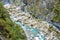 Swallow Grotto Yanzikou Trail in Taroko National Park, Hualien, Taiwan