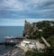 Swallow\'s nest - an architectural monument of the Crimea Peninsula.