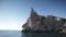 Swallow\'s Nest castle on the rock over Black sea