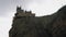 Swallow`s Nest castle on the rock over the Black Sea. Yalta, Crimea.