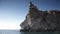 Swallow\'s Nest castle on the rock over the sea