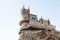 Swallow\'s Nest castle on top Aurora cliff, Crimea