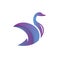 Swan animal modern logo