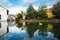 Swan Annecy Canal Wide