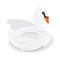 Swan inflatable rubber circle