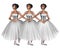 Swan Lake Ballet - three cygnets