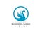 Swan logo design template