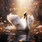 swan  Made With Generative AI illustration