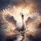 swan  Made With Generative AI illustration