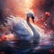 swan  Made With Generative AI illustration