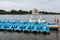 Swan and Paddle Boats at Washington, DC Tidal Basin