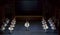 Swan`s lake ballet performance