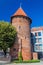Swan tower in Gdansk, Pola