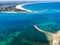 Swansea Channel and Blacksmith beach - New South Wales Australia