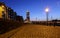 Swansea Marina`s Meridian Tower at Night