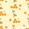 Swarm bees. Honeycombs. Bee pattern, background. Flying bee, honeycombs.