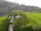 Swarovski green man of legend near Innsbruck, Austria.