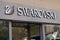 Swarovski logo sign shop and brand text store Austrian boutique jewelry luxury cut
