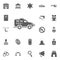 SWAT police car icon. Police and juctice icon set.